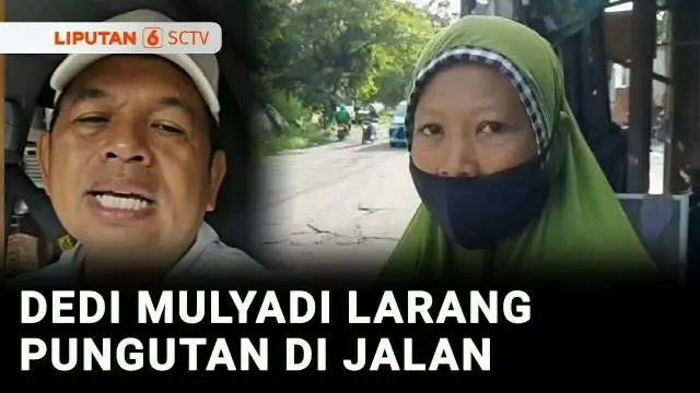 VIDEO: Dedi Mulyadi Larang Warga Minta Sumbangan di Jalan Raya