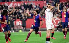 FOTO: Momen Barcelona Pesta Gol di Kandang Sevilla, Blaugrana Kini Tempel Ketat Duo Madrid di Puncak Klasemen La Liga