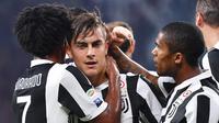 Paulo Dybala menyumbangkan satu gol saat Juventus menang 3-0 atas Torino pada pekan keenam Serie A, di Allianz Stadium, Sabtu (23/9/2017). (AP via ANSA/Alessandro Di Marco)