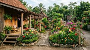 Bikin Halaman Rumah Kampung Lebih Hidup: 11 Inspirasi Kebun Bunga