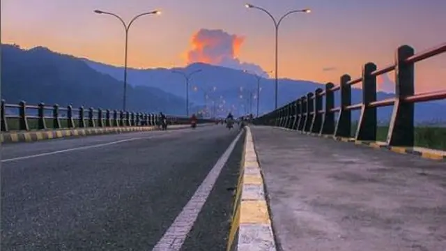 Jembatan Kerinduan di Kota Sungai Penuh, Jambi