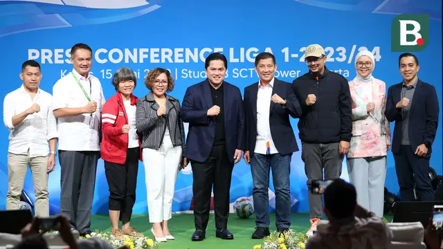 FOTO Konferensi Pers Liga 1 2023/2024