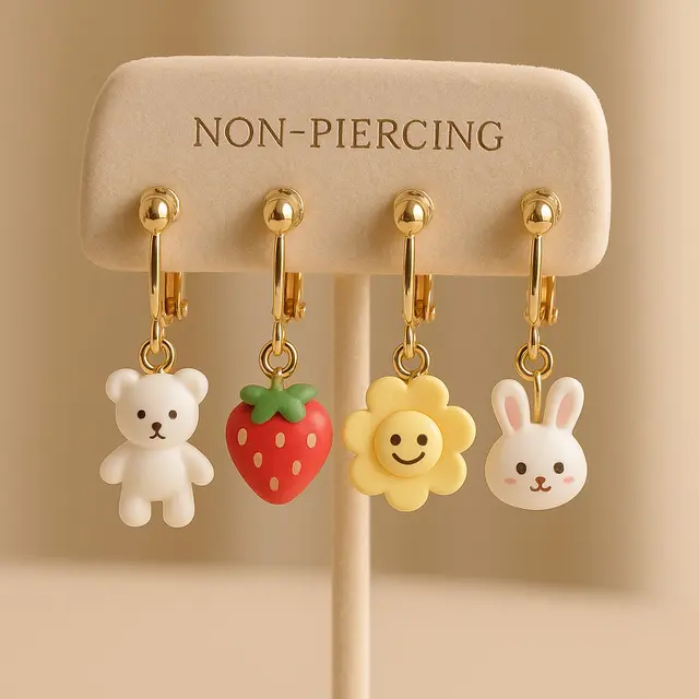 Model Anting Jepit Tanpa Tindik