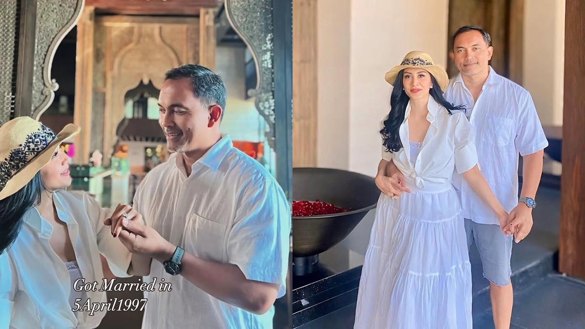 7 Potret Diah Permatasari dan Suami Anniversary ke-28, Kenang Foto Awal Pacaran