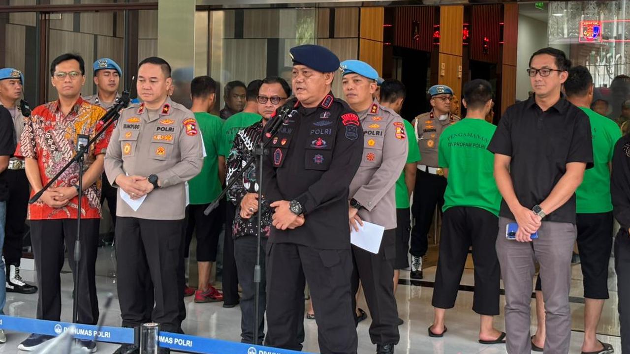 Polri Tetapkan 7 Personel Brimob dalam Penempatan Khusus Terkait Kasus Tabrak Ojol
