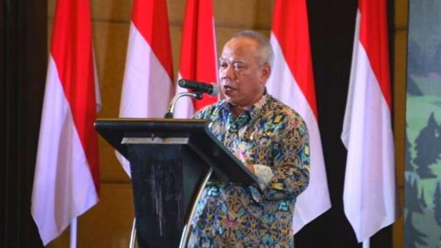 Menteri Pekerjaan Umum dan Perumahan Rakyat (PUPR) Basuki Hadimuljono resmikan Menteri PUPR resmikan sayembara desain Ibu Kota Negara