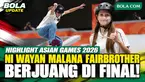 Perjuangan Ni Wayan Malana Fairbrother membela Indonesia di final skateboard street putri Asian Games Aichi-Nagoya 2026. Simak aksi dan penampilan terbaiknya di arena.