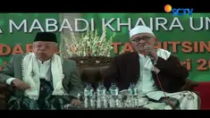 Ma'ruf juga mengapresiasi dukungan warga NU Lamongan. Dan di hadapan ribuan warga Nahdliyin, Ma'ruf Amin meminta doa dan dukungannya dalam pilpres mendatang.