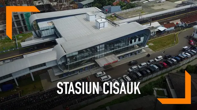 Gedung baru Stasiun Cisauk resmi beroperasi. Memiliki desain mumpuni, mirip stasiun yang ada di Eropa.