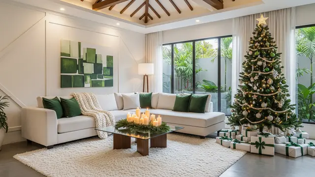 14 Palet Warna Natal Selain Merah–Hijau, Bikin Rumah Super Fresh dan Tampil Beda
