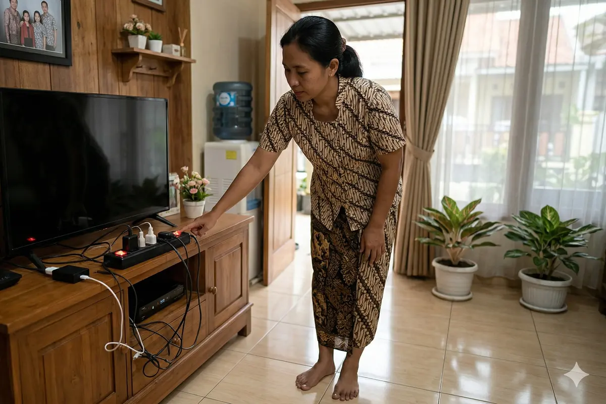 Cara Menghemat Listrik di Rumah (Foto: Gemini AI)