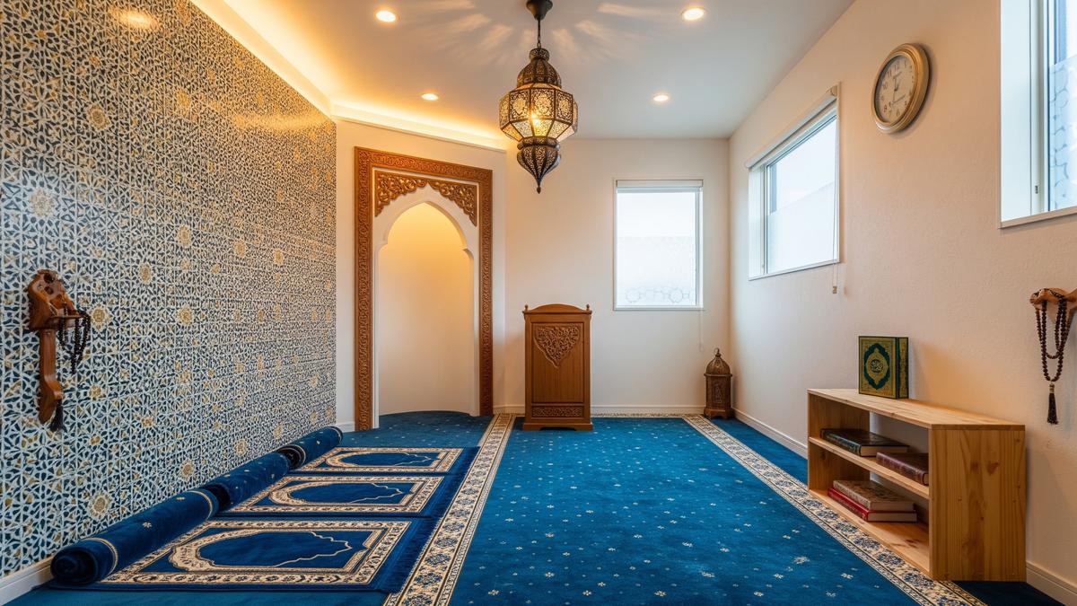 7 Desain Mushola di Rumah untuk 3–4 Anggota Keluarga yang Kecil Tapi Nyaman