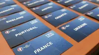 UEFA menggelar undian Piala Eropa 2016 di Palais des Congres de la Porte Maillot, Paris, Prancis, Sabtu (12/12/2015). (UEFA)