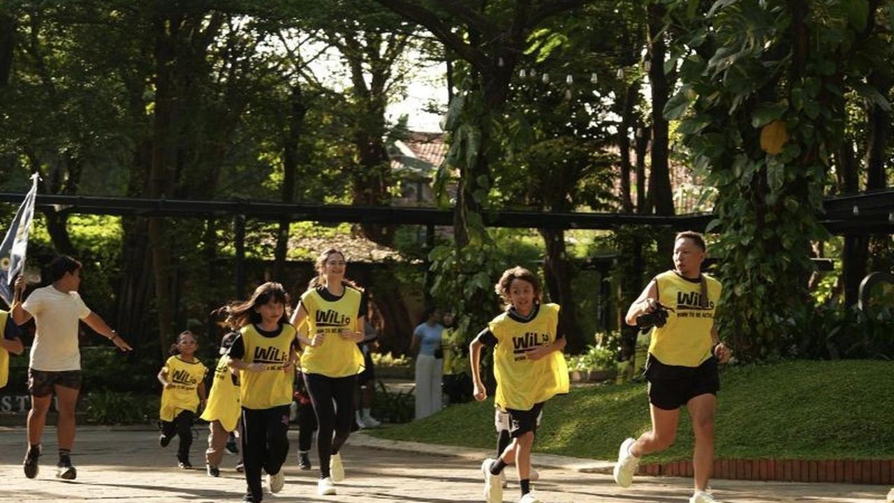 Wilio Ajak Anak Olahraga Lari Bersama Ringgo Agus Rahman di Urban Forest