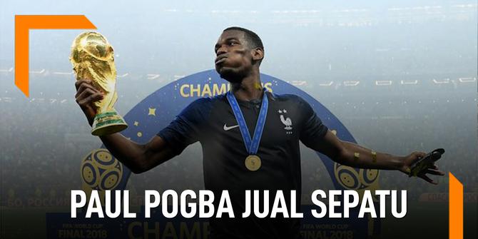 VIDEO: Paul Pogba Jual Sepatu Untuk Amal, Terjual 476 Juta