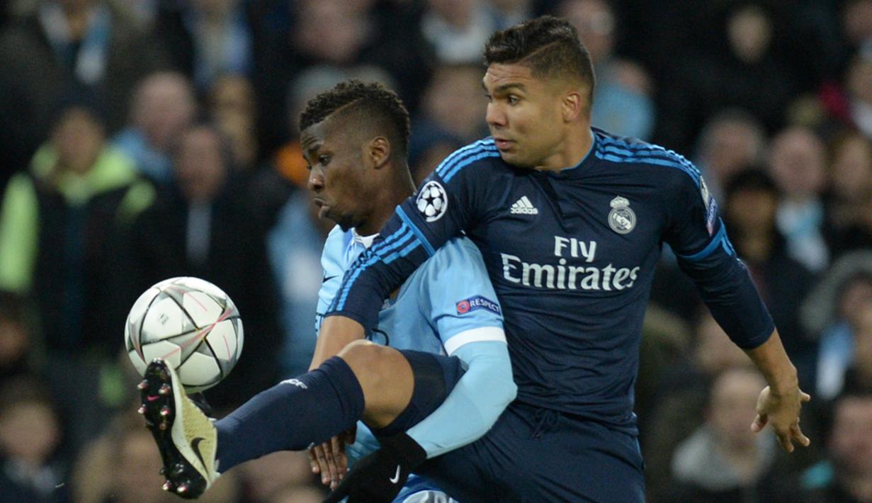 Casemiro didatangkan Real Madrid dari Sao Paulo tahun 2013. Sempat dipinjamkan ke Porto, Casemiro sekarang mendapat tempat reguler di bawah pelatih Zinedine Zidane. (AFP/Oli Scarff)