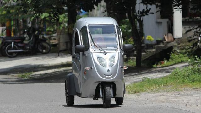 Fakta Menarik Sepeda  Motor Tiga  Roda  Milik Emak Emak Solo 