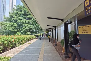 Situasi Terkini Stasiun Karet Setelah Tak Lagi Layani Penumpang KRL (Rifqy Alief Abiyya/Liputan6.com)