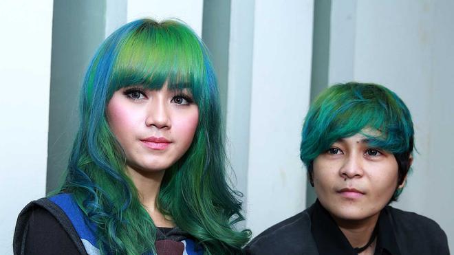  Warna  Hijau Sudah Pink Jadi Target Warna  Rambut  The 