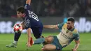 PSG sukses mengalahkan Manchester City dengan skor 4-2. (Franck FIFE/AFP)