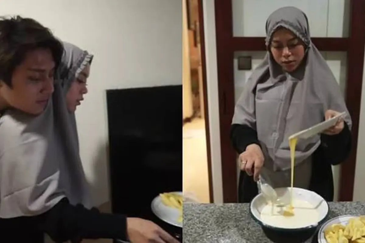Pasangan Romantis, Ini 7 Momen Lesti Kejora Masak Buat Rizky Billar