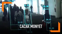 Bandara Internasional Ngurah Rai Bali tingkatkan kewaspadaan antisipasi masuknya virus cacar monyet atau monkeypox. Salah satunya dengan menggunakan alat pemindai suhu penumpang yang datang.