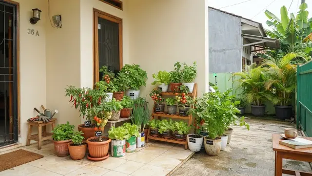 Ide Kebun Sayur untuk Rumah Type 36 dengan Lahan Terbatas