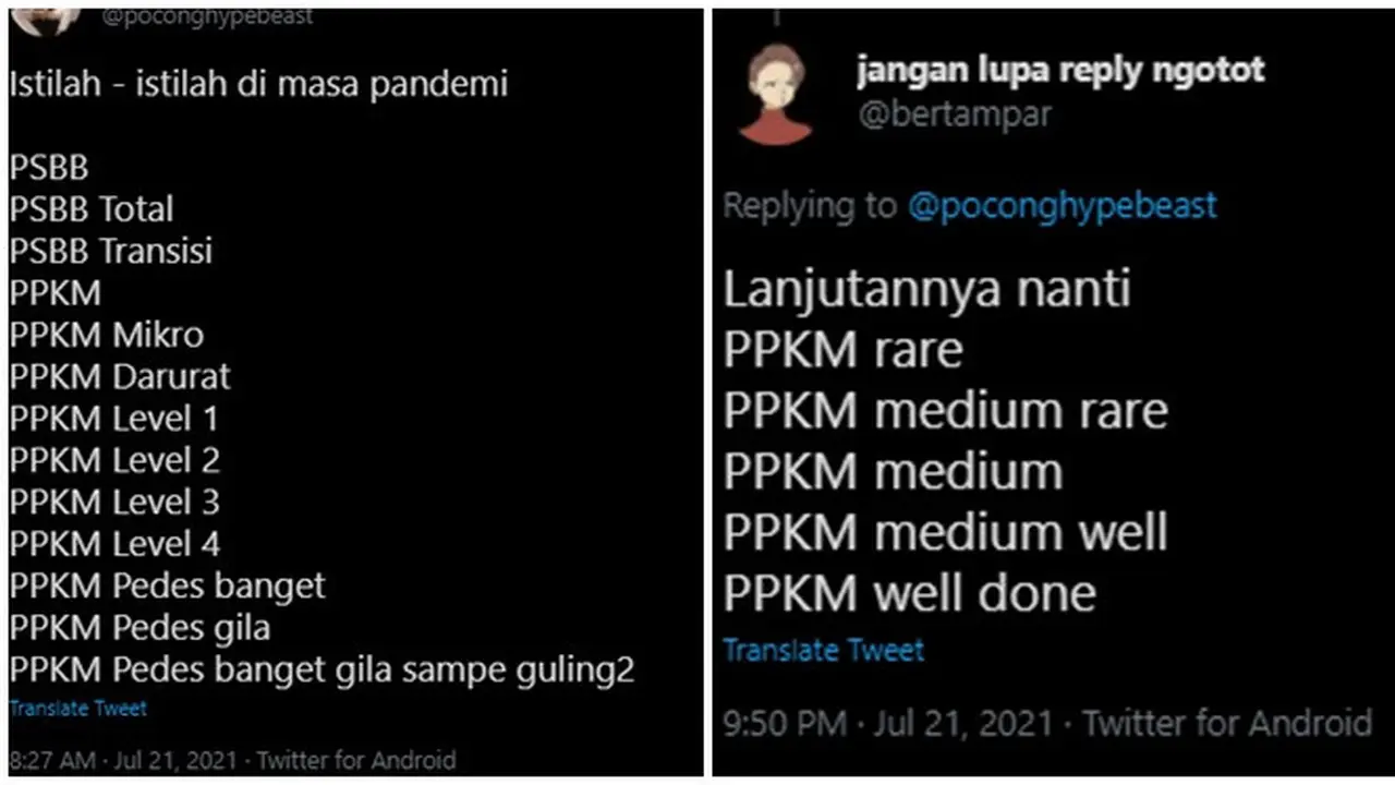 Resmi Diperpanjang, Ini 6 Curhatan Kocak Netizen Soal PPKM Level 4