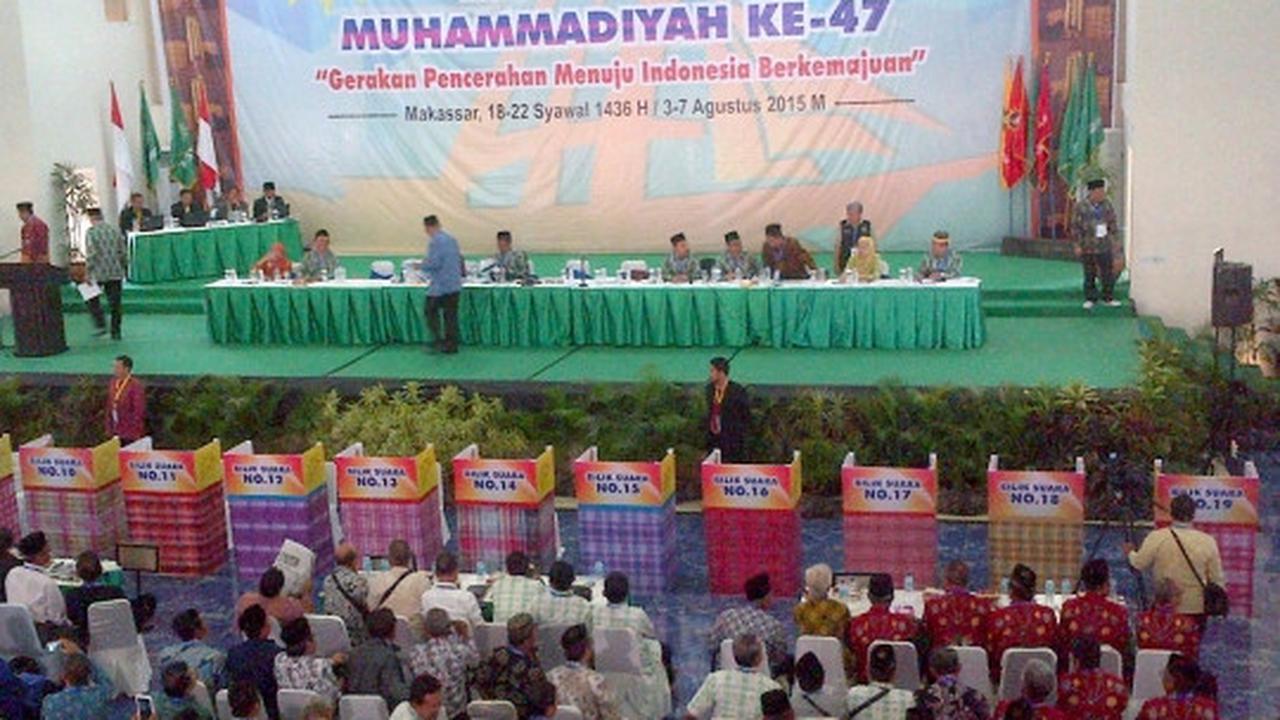 Memantau suasana pemilihan Pimpinan Pusat Muhammadiyah