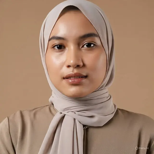 Model Kerudung Segi Empat Basic yang Dipelintir