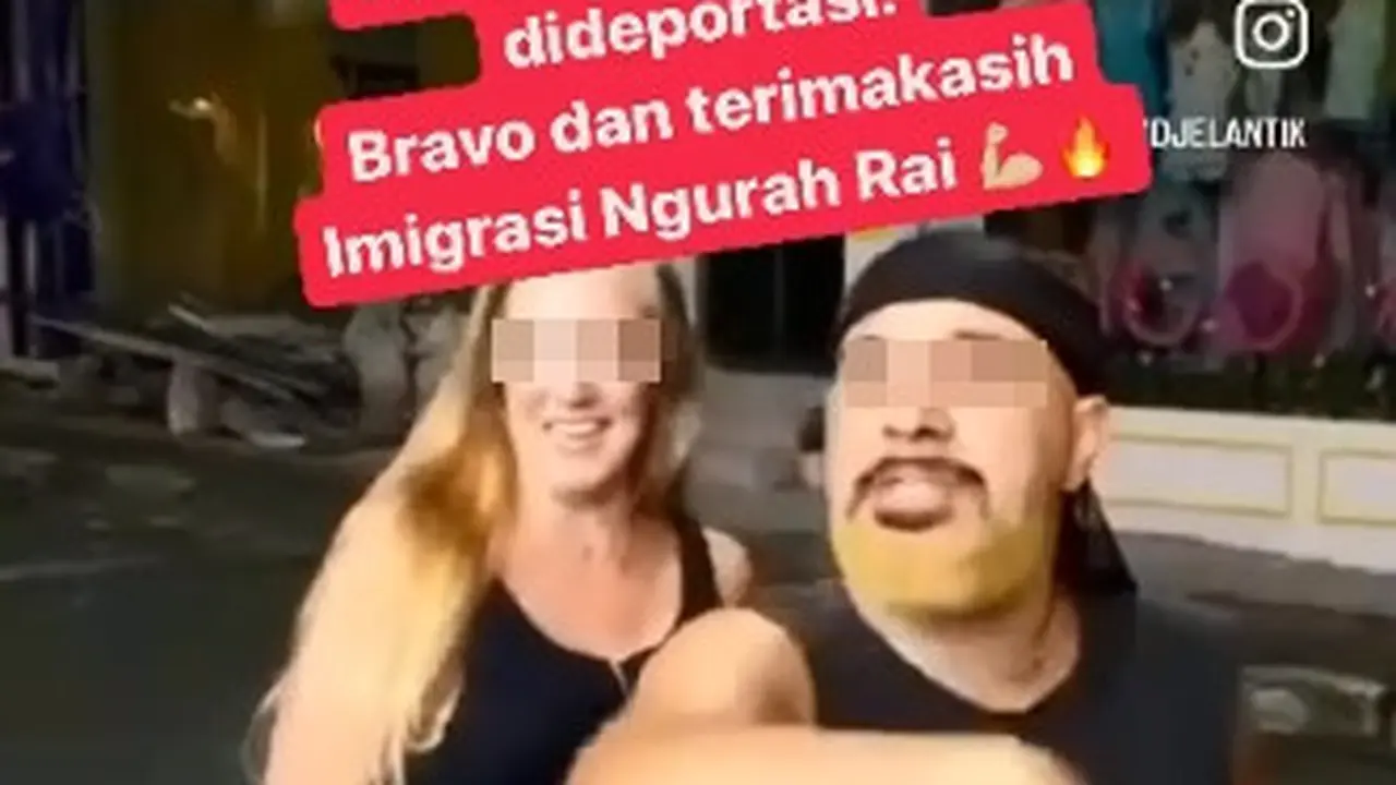 Turis Denmark Pamer Alat Kelamin di Atas Motor Ditangkap Imigrasi Bali
