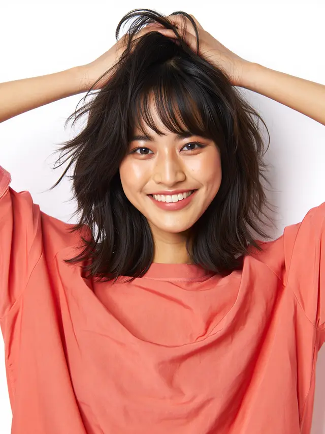 Model Rambut Wanita Berhijab Usia 20 Simple