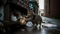 11 Cara Mencegah Kucing Liar Mengacak-acak Tong Sampah Tanpa Menyakiti