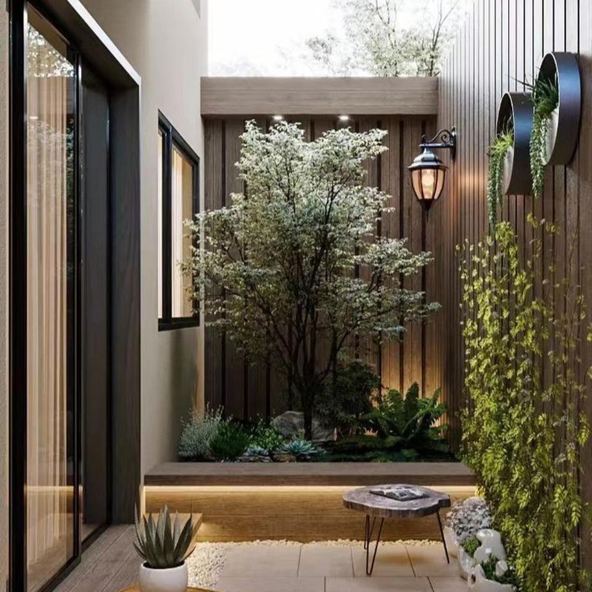 Ilustrasi Desain Taman Minimalis Modern