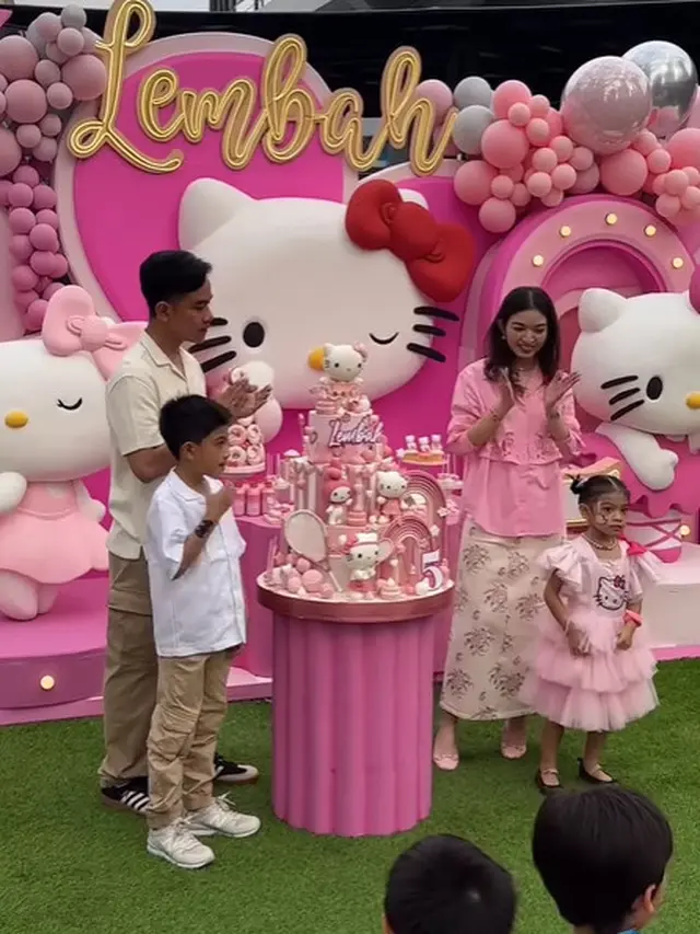 Detail Gaya Feminin Selvi Ananda dengan Serba Pink di Ultah La Lembah, Pakai Kemeja Brand Lokal dan Heels Gucci Rp16 Jutaan