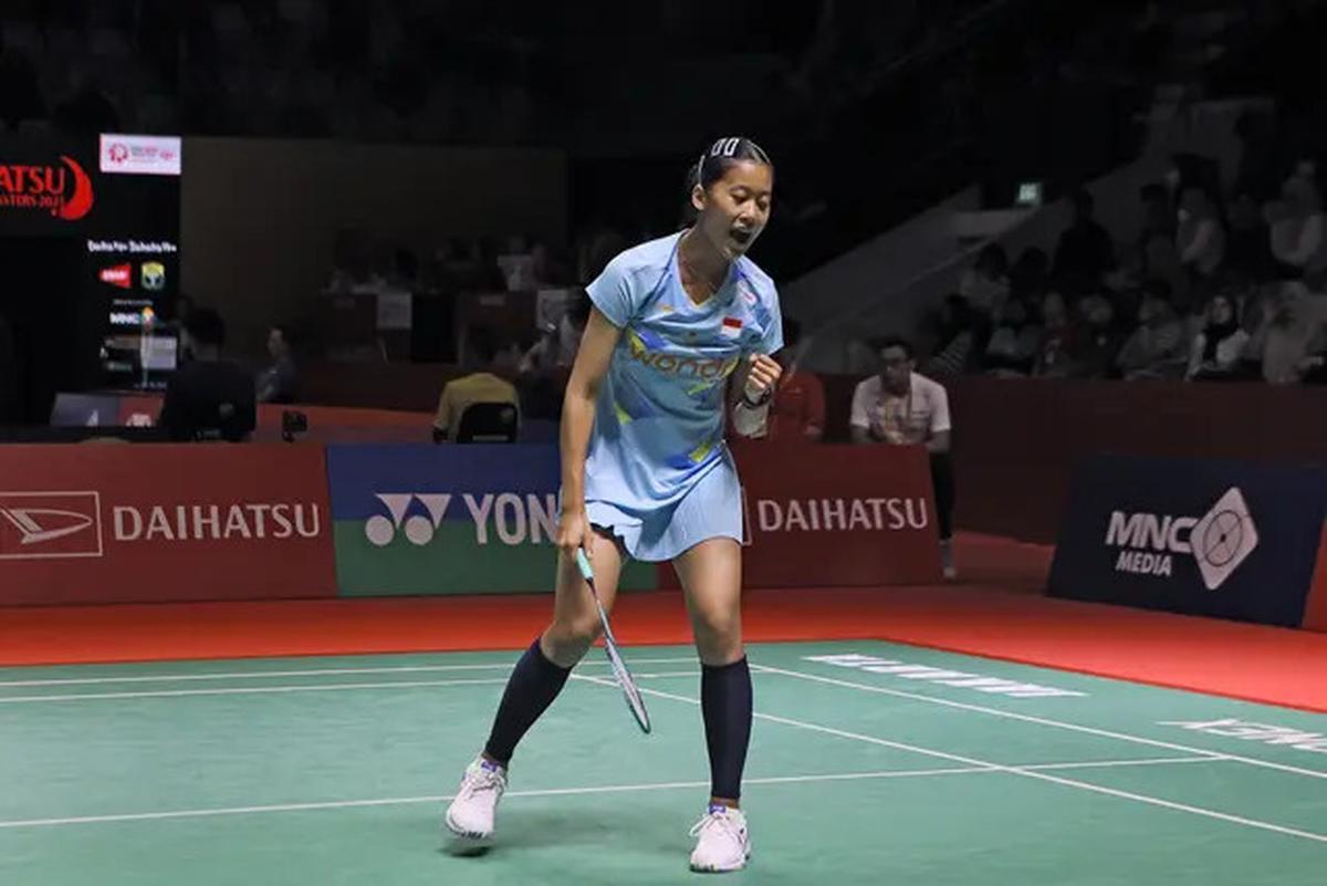 Hasil Indonesia Masters 2025: Jatuh Bangun, Gregoria Mariska Tunjung Rebut Tiket Perempat Final