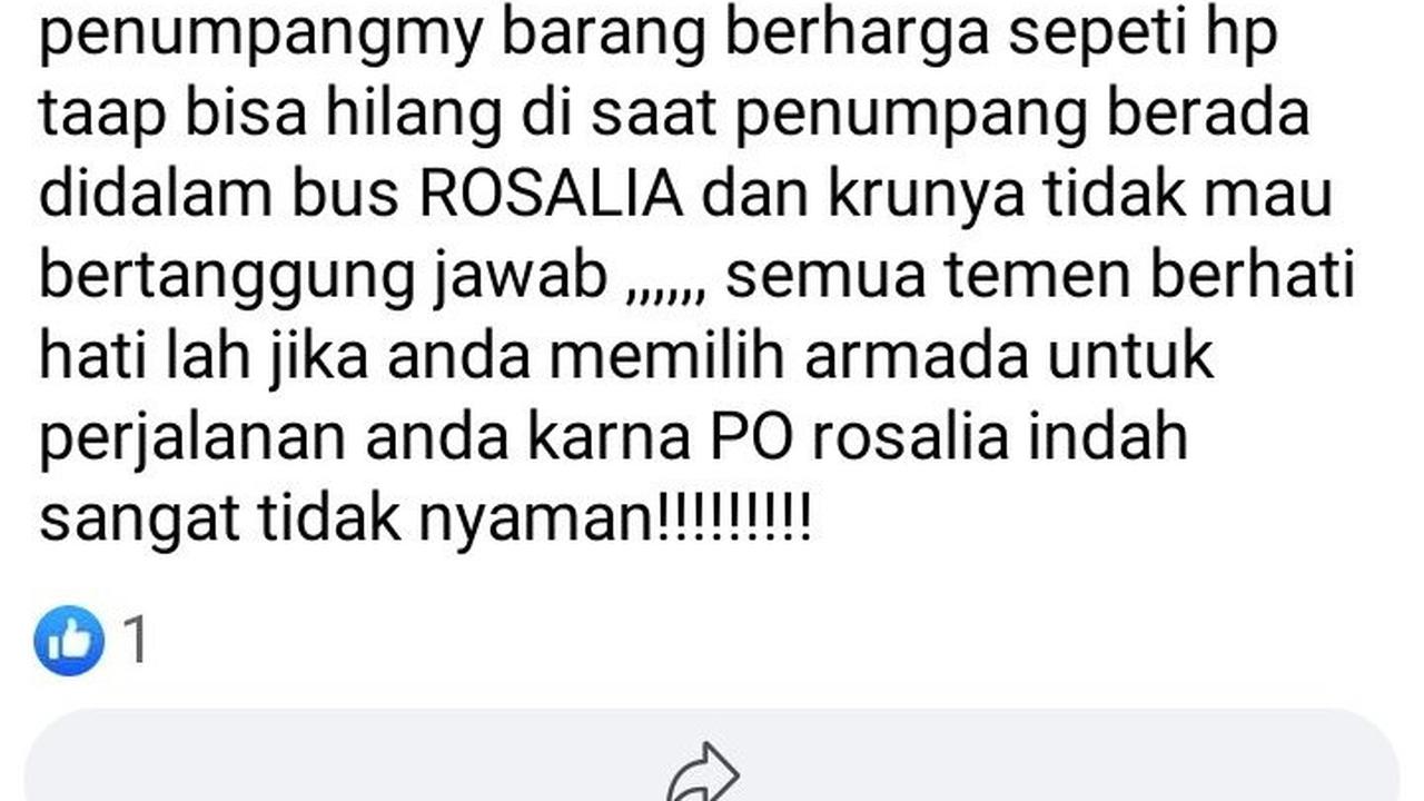 Salah satu penumpang Rosalia Indah yang mengaku pernah kehilangan gadget
