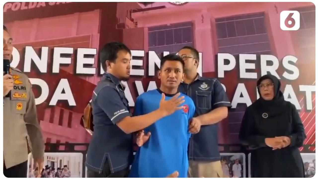 Tersangka kasus dugaan pembunuhan Vina Cirebon dan kekasihnya Eky, Pegi Setiawan alias Pegi alias Perong alias Robi Irawan.