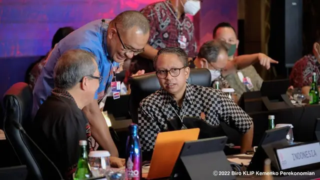 Sesi Pertama Pertemuan Sherpa ke-2 Presidensi G20 Indonesia di Labuan Bajo, Senin (11/7/2022). Dalam sesi ini dibahas isu prioritas arsitektur kesehatan global.