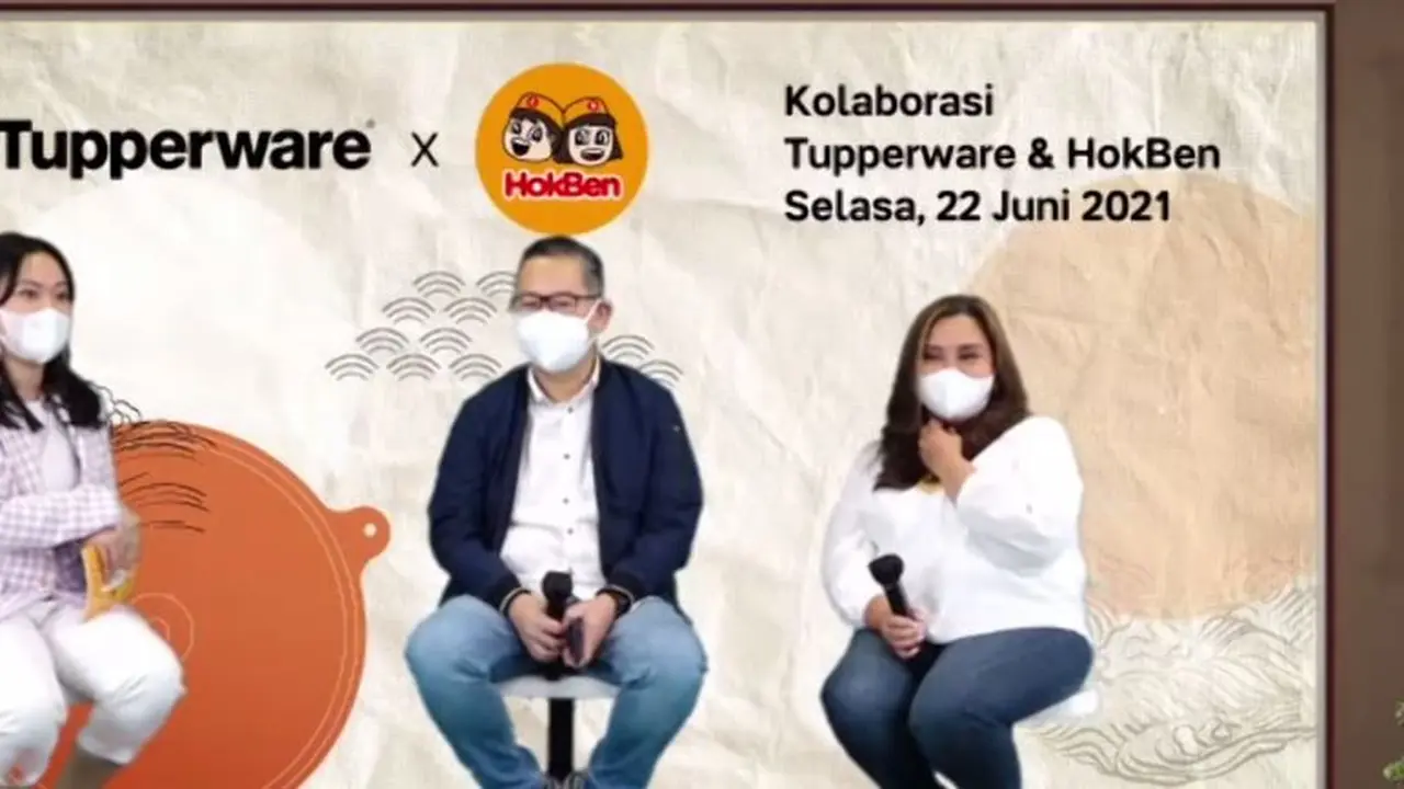 Hokben x Tupperware Berkongsi Tekan Sampah Kemasan Plastik Sekali Pakai
