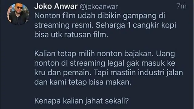 Joko Anwar (Foto: Instagram/@jokoanwar)