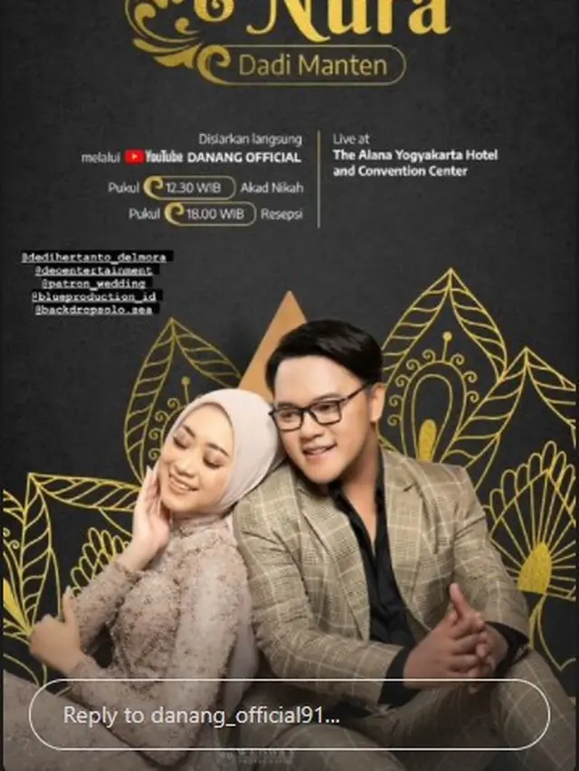 Segera Menikah, Ini 6 Potret Prewedding Danang D'Academy dan Hemas Nura