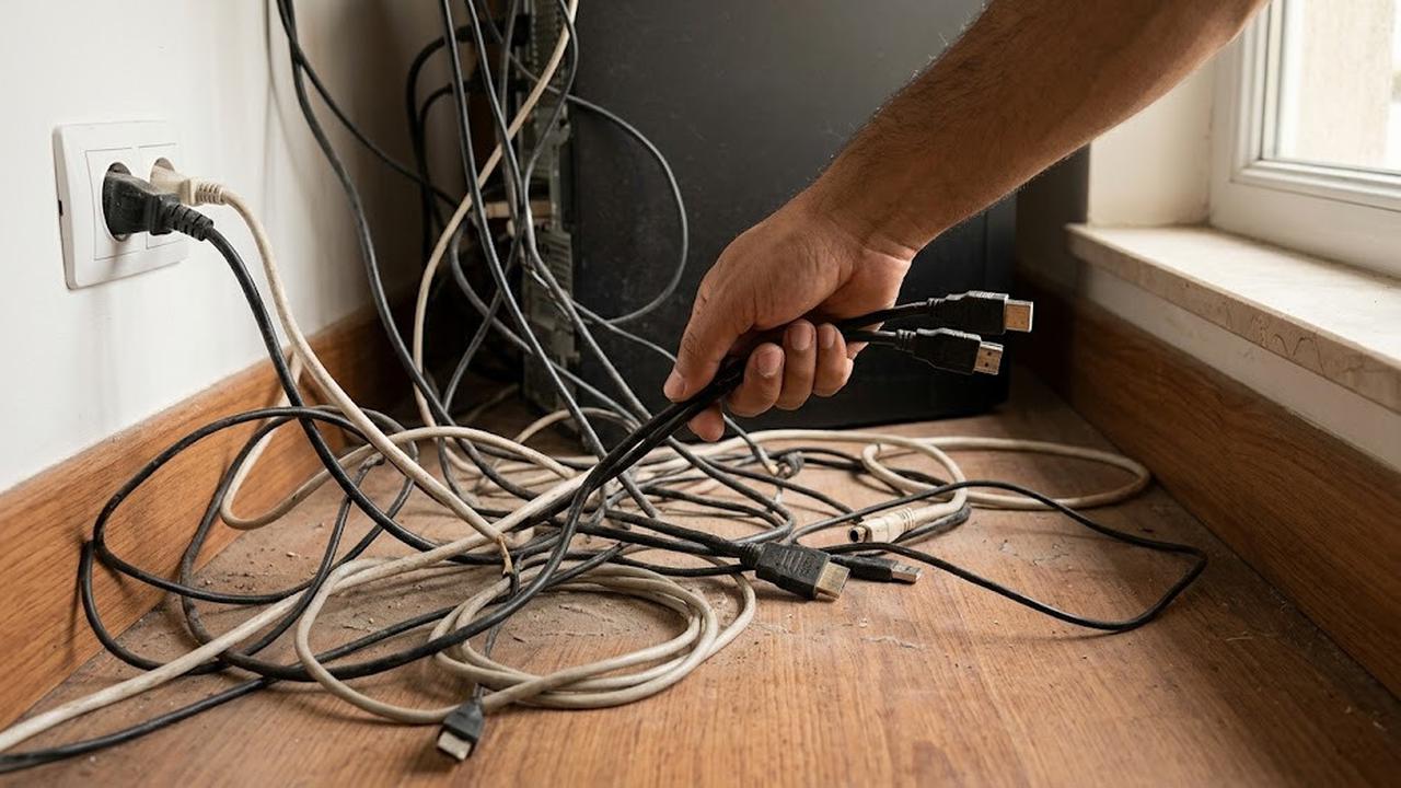 Kelompokkan Kabel Sesuai Perangkat