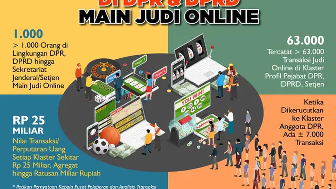 Infografis PPATK Kuak 1.000 Orang di DPR dan DPRD Main Judi Online. (Liputan6.com/Abdillah)