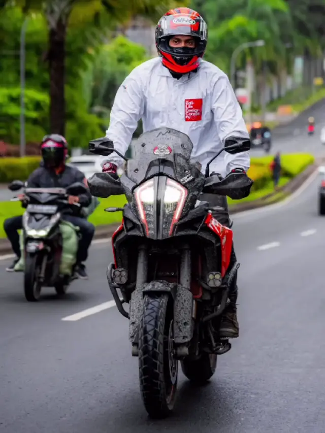 Potret Gary Iskak yang Memang Suka Motoran dan Touring (Foto: Dok. Gary Iskak)