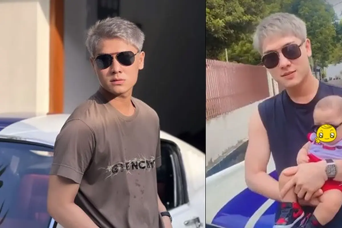 Penampilan baru Rizky Billar yang disebut makin ganteng
