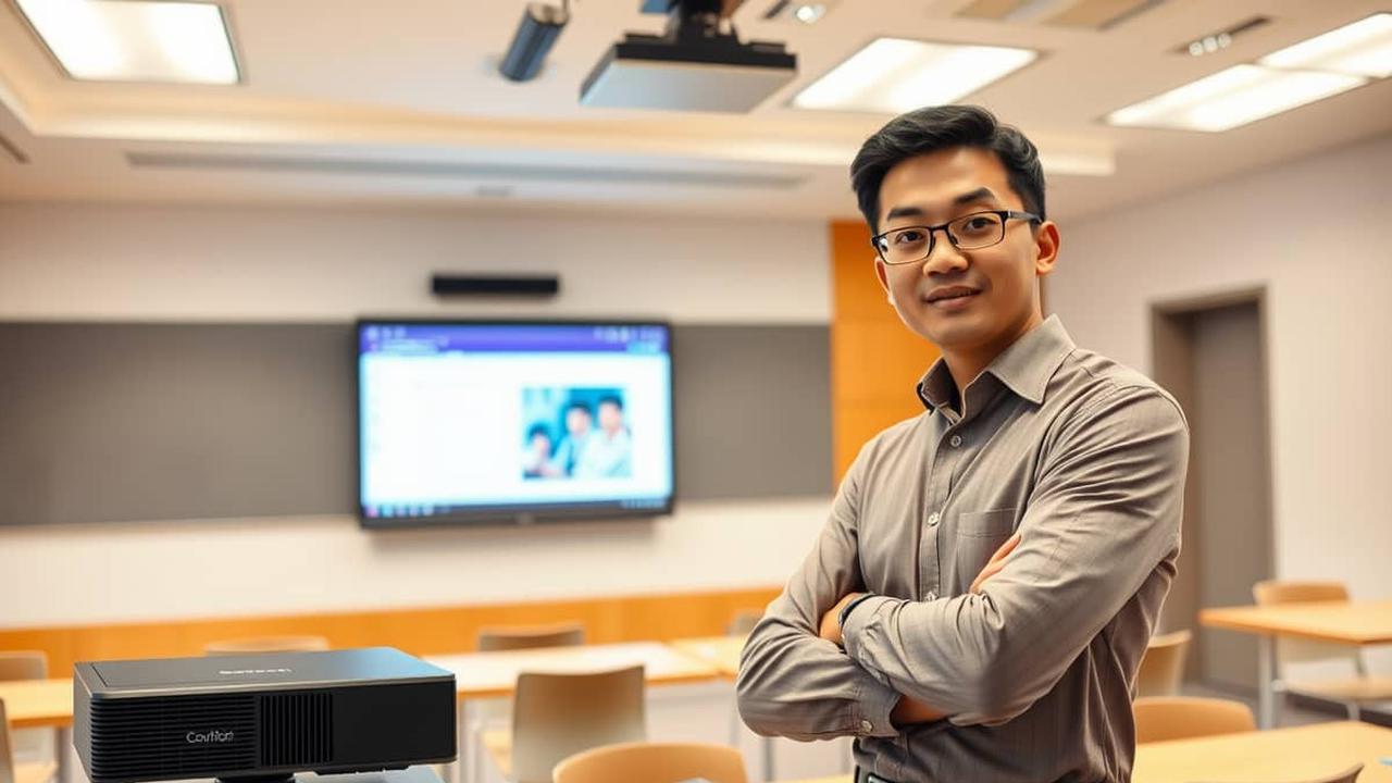 cara menyambungkan laptop ke proyektor