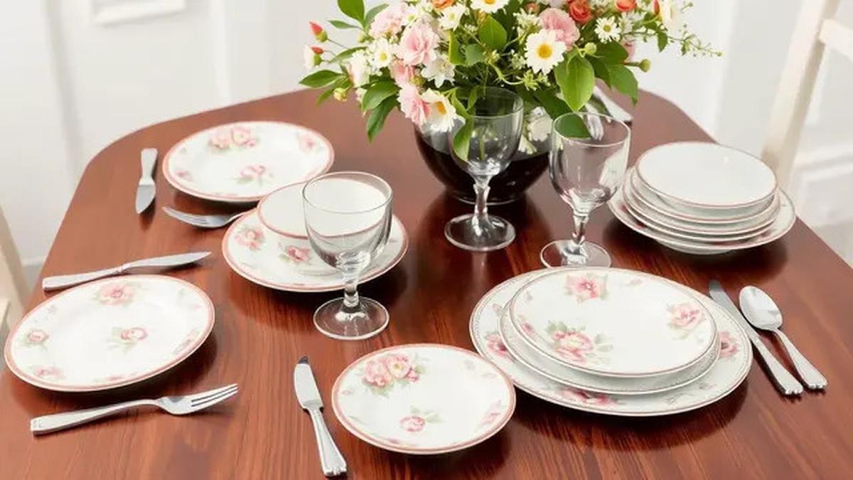 18 Cara Bikin Dapur Makin Cantik dengan Sentuhan Bunga, Wallpaper hingga Alat Makan