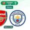 Arsenal Vs Manchester City - final Piala Carabao. (Bola.com/Wiwig Prayugi)
