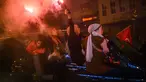 Presiden petahana Turki Recep Tayyip Erdogan telah mengumumkan kemenangan dalam pemilihan putaran kedua negaranya, memperpanjang kekuasaannya hingga dekade ketiga. (AP Photo/Valeria Ferraro)
